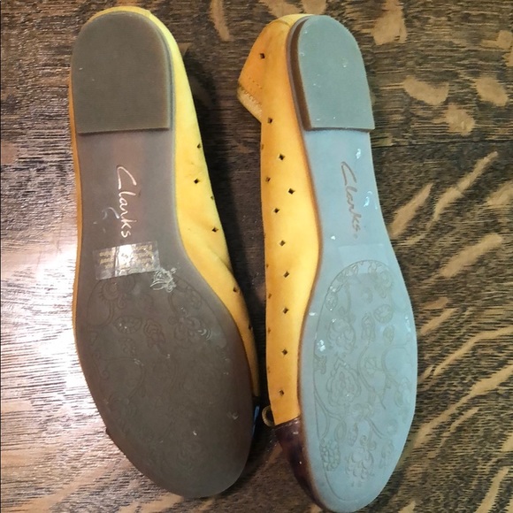Clark’s womens mustard yellow tortoise shoes 7.5 - Picture 4 of 4